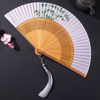 Artisanat en bambou exquis, personnalisation sur mesure, éventails pliants en bambou de haute qualité pour la danse