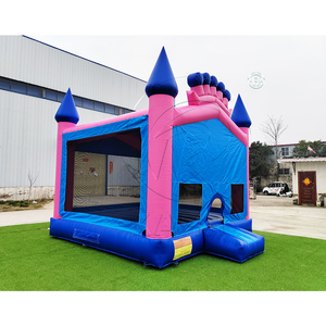Castillo Inflable Rosa para Exteriores, el Más Vendido, Casa de Brinco Inflable con Forma de Corona, Brincolines Inflables para Fiestas, Casa de Brinco para Niños en Venta - Product Image 6