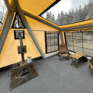 Tente <span class=keywords><strong>de</strong></span> camping gonflable Oxford pour la <span class=keywords><strong>pêche</strong></span> à la <span class=keywords><strong>carpe</strong></span>, 3,7x4m, grand espace, imperméable, coupe-vent, portable, tente familiale 4 saisons, montage rapide - Product Image 6