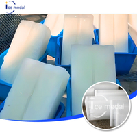 Chine 5 tonnes 10 tonnes 3 tonnes prix du fabricant de briques industrielles à refroidissement direct 1 tonne machine s bloc de glace machine à glace