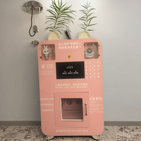 Estación de Baño Automatizada para Mascotas 24h, Máquina de Lavado de Perros de Acero Inoxidable de Autoservicio para Tiendas de Artículos para Mascotas y Baños