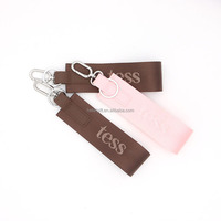 Petit cordon en nylon tissé personnalisé de 15 cm de long, couleur chocolat brun, avec logo, pour vêtements, sacs et accessoires