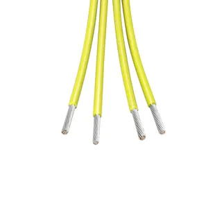 VDE-Cable de silicona transparente para horno de cobre, Cable de calefacción aislado trenzado, certificado 8298, 0,34mm-2,5mm