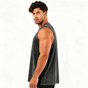 เสื้อกล้ามออกกำลังกายแห้งเร็วสำหรับผู้ชาย - Product Image 5