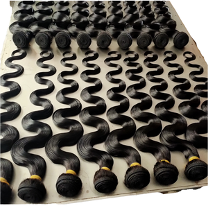 28-40 pulgadas 100% indio Remy tejido paquetes máquina doble trama sedosa onda recta permanente listo longitud larga - Product Image 4