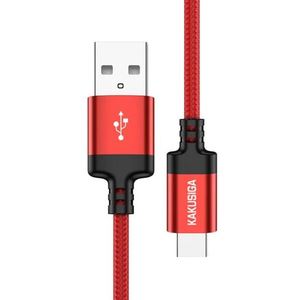 Câble USB Kakusiga 2m rouge pour la charge et la synchronisation des données pour iPhone - Product Image 1