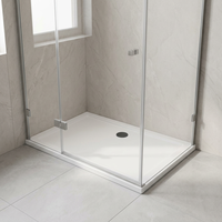 Bak Mandi Akrilik Profil Rendah / Tray / Pan / 800x1400x40mm Akses Mudah untuk Kamar Mandi Keluarga Eropa Buatan Cina