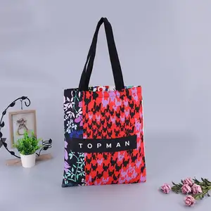 Bolsa de pano reutilizável, bolsa de pano eco amigável, design grátis, sacos eco reciclados para compras de mercearia