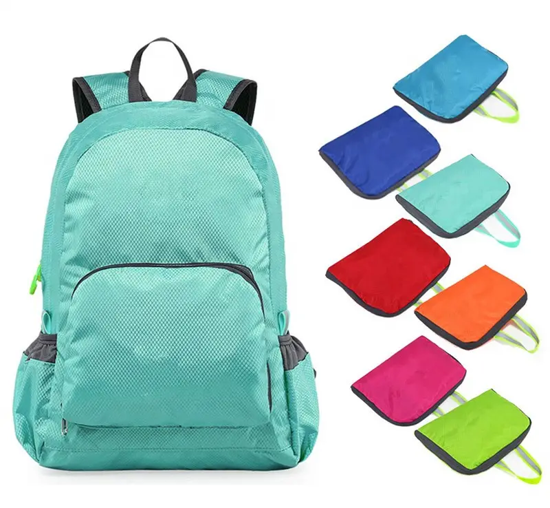 Original Factory Custom Logo Low Moq Promotional School Back Pack Nylon Packable Daypack Light Weight Foldable Backpack Water