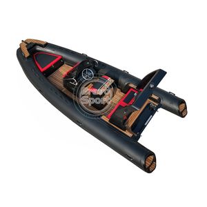 新设计的肋骨580 PVC/Hypalon刚性双深V肋骨充气船巡逻与舷外发动机 - Product Image 5