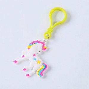 2020 Custom <b>Cheap</b> <b>Mini</b> Stuffed Animal Unicorn Keyring Soft PVC Unicorn Keyring - Product Image 3