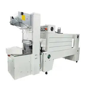 Automatic heat shrink tunnel packing type small paper box and team bottles cutting machine