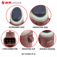 Capteur radar de stationnement LinTech de qualité supérieure 1127502-01-D, remplacement OEM pour Tesla Model 3, pièces de rechange pour pare-chocs de véhicule électrique