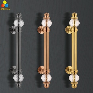 Chất lượng tốt bán buôn thép không gỉ nhôm dài cửa xử lý sang trọng hiện đại phía trước cửa nhập kéo xử lý cho dự án - Product Image 2