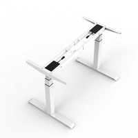 Table d'étude de travail ergonomique Assis Stand Bureau d'ordinateur réglable électrique Table à hauteur réglable
