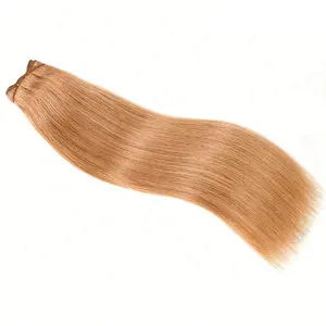 Grade 10A+ Indian Hair Vendor Honey Blonde Hair Weaving Virgin Southeast Asian Cuticle Aligned Human Hair