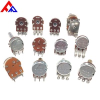 Wh148 Type 3-pin 5-pin 6-pin Sound Potentiometer 10k 25k 50k 100k Rotary Game Potentiometer