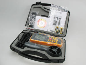 속도 온도와 외부 센서 풍속계가 있는 S-AM84 디지털 풍속계 풍속계 - Product Image 3