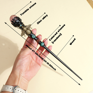 ตะเกียบคริสตัลรูปผึ้งแบบขายส่ง ตะเกียบไม้ทำมือสำหรับเวทมนตร์ ตะเกียบเรกิสำหรับบำบัด ของตกแต่ง ของขวัญ ขายส่งจำนวนมาก - Product Image 2