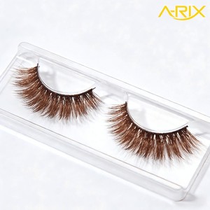 ขนตาปลอม A-RIX สีน้ำตาลมอคค่า แบบ 3 มิติ หนานุ่ม สีเอสเพรสโซ สำหรับต่อขนตา ขายส่ง รับผลิตแบรนด์ส่วนตัว แต่งตาธรรมชาติ จำนวนมาก - Product Image 2