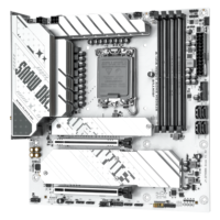 JGINYUE B760EM SNOW DREAM WIFI-W Motherboard M-ATX LGA1700 für Core 12./13./14. Generation I3 I5/I7 Dual-Channel 128GB SATA RAM