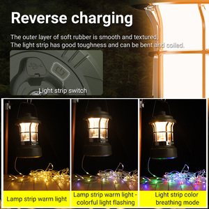 Cổ Điển Loại C Nhanh Chóng Sạc <span class=keywords><strong>Rgb</strong></span> Cắm Trại Di Động Ánh Sáng Môi Trường Xung Quanh Lều Ánh Sáng Với Băng Đo Cho Cuộc Phiêu Lưu Ngoài Trời - Product Image 6