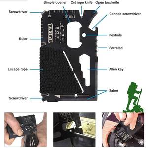 Noodradio ile hayatta kalma kiti açık acil durum kiti hayatta kalma acil Beste En tam Overlevingspakket - Product Image 6