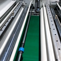 Machine de revêtement de verre électrique automatique avec pompe et emballage sous film |   Applicateur UV à rouleaux pour verre architectural et de mobilier
