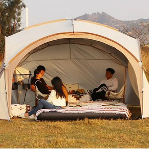 Carpa de Camping con Diseño Innovador, Tela Oxford 210D con Revestimiento Plateado, Estructura de Fibra de Vidrio, Tipo Domo, Impermeable, para 6-8 Personas, 1500-2000mm - Product Image 3