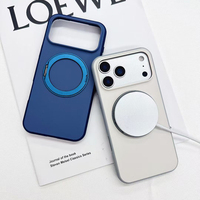 Kedatangan Baru untuk Casing Ponsel 17 16 15 Pro Max, Penyangga Putar Magnetik, Pelindung Tipis, Aksesoris Ponsel