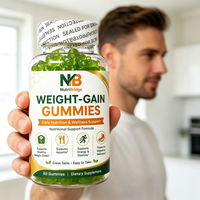 Gummies OEM pour la Prise de Poids aux Baies Mixtes Non-OGM, Gras Sains
