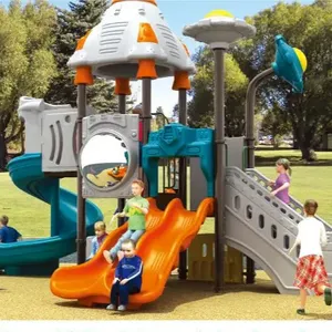 Equipamento de parque de diversões para crianças, equipamento de parque de diversões usado em plástico