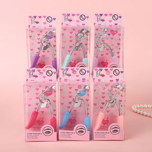 Rizador de Pestañas Portátil de Ángulo Amplio con Mango de Acero Inoxidable y Plástico, Herramienta de Belleza para Rizar Pestañas Postizas - Product Image 2
