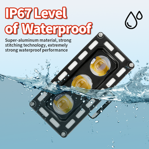 ไฟสปอร์ตไลท์ LED 3 เลนส์ รุ่นใหม่ ไฟวงแหวน RGB สองสี สำหรับมอเตอร์ไซค์ กันน้ำ ไฟตัดหมอกสำหรับรถยนต์ SUV ATV รุ่น MO-232 - Product Image 5