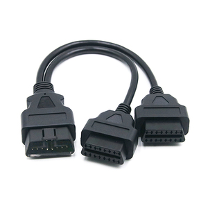 Cable adaptador OBD 2 en 1 tipo Y, extensión de 16 pines macho a hembra, 1 a 2 conector macho hembra, Cable OBD2 para máquina OBD - Product Image 2