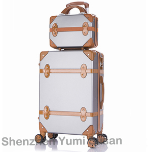 <span class=keywords><strong>Valise</strong></span> de haute qualité vintage antivol pour filles, en ABS bleu, coque rigide, <span class=keywords><strong>4</strong></span> <span class=keywords><strong>roues</strong></span> pivotantes, ensemble de bagages de voyage - Product Image 6