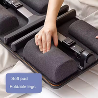 Support pour ordinateur portable pliable à quatre angles d'inclinaison et cinq niveaux de hauteur réglable, idéal pour canapé, fauteuil ou chaise