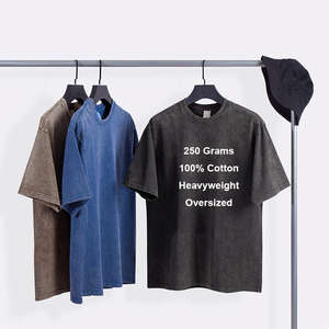 Camiseta de Moda Urbana Transpirable Personalizada de 250g - 100% Algodón Natural Suave Lavado, Corte Holgado para Hombre (Transpirabilidad Moderna) - Product Image 1