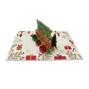Christmas Valentine's Day <b>Gifts</b> Offset Printing Happy Holiday 3D Pop Card Handmade Paper Crafts Vietnam Custom Fairy Letters - Product Image 5
