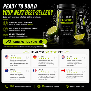 Vigo Private Label Electrolytes Energy Drink Supplement Zero-Sugar Hydration Boost Bulk Keto Hydration Electrolyte Powder - Product Image 6