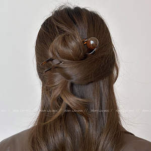 Forcine per Capelli a U da 13cm, Lucide, per Chignon e Coda di Cavallo, Accessori per Acconciature Francesi per Donne e Ragazze - Product Image 2