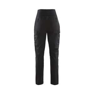 BLAKLADER - 710118309900XXL Women's <b>maternity</b> Service <b>trousers</b> with stretch <b>Black</b> - EAN 7330509874745 <b>WORK</b> <b>TROUSERS</b> - Product Image 2
