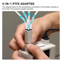 AMS Lite Bambulab Filament Hub untuk Bambu Lab, Sakelar Komponen Lima Arah, Konsumabel, Pencetakan Multi-warna untuk Suku Cadang A1/A1 Mini