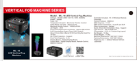 Nueva Máquina de Humo ML-16 de 1600W con Control Remoto, Efectos LED RGB, DMX512 11CH, para DJ, Espectáculos, Bodas y Fiestas