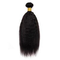 Mèches cheveux humains 8A Kinky Straight bon marché Vente en gros Mèches cheveux humains Yaki Straight pour femmes noires