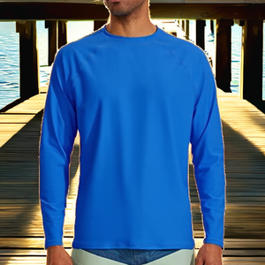 Camisa de Pesca para Hombre, Personalizada de Fábrica, Negra, Transpirable, de Secado Rápido, UPF 50, 100% Poliéster, Tallas Grandes - Product Image 2