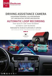 Smart Mini Car DVR 720P <b>Dash</b> Camera Single Lens ADAS Video Recorder <b>with</b> 1 Year Warranty - Product Image 2