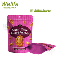 Fabrikant 120g 200g Pinda Stand-up Pouch Aluminiumfolie Hoge Barrière Noten Snack Cashew Walnoot Plastic Zakjes Voedselveilig Doypack