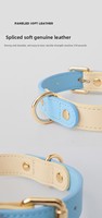 Collier pour chien en cuir uni personnalisé - Collier pour animal de compagnie durable, réglable, tactique, imperméable, style Instagram, toutes saisons