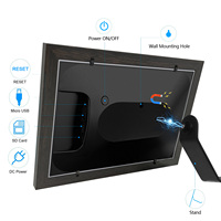 Cadres photo numériques en bois avec écran tactile IPS 1280*800 Cadres photo numériques WiFi
